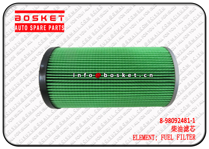 8-98092481-1 8980924811 Fuel Filter Element Suitable for ISUZU FCFGGG 6WG1 