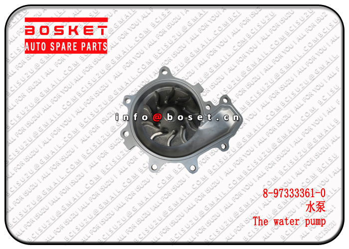 8-97333361-0 8973333610 Water Pump Assembly Suitable for ISUZU NKR NPR 4HK1 