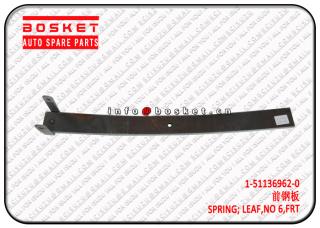 1-51136962-0 1511369620  Front No.6 Leaf Spring Suitable for ISUZU CXZ CYZ 