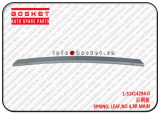 1-51414294-0 1514142940 Rear Main No 4 Leaf Spring Suitable for ISUZU CXZ CYZ EXZ   