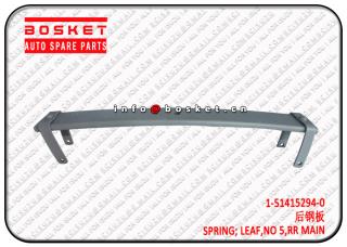 1-51415294-0 1514152940 Rear Main No 5 Leaf Spring Suitable for ISUZU CXZ CYZ EXZ 