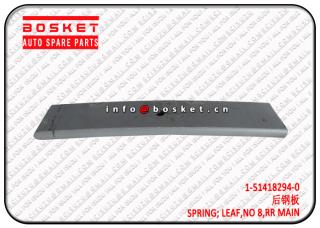 1-51418294-0 1514182940 Rear Main No 8 Leaf Spring Suitable for ISUZU CXZ CYZ EXZ 