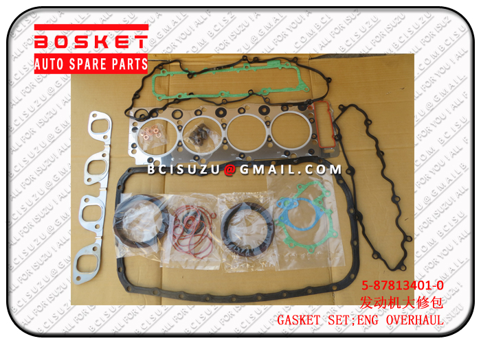 5878134010 5-87813401-0 Engine Overhaul Gasket Set Suitable for ISUZU NPR 4HE1 