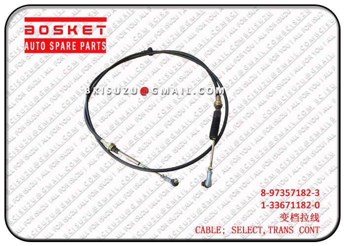 8973571823 8-97357182-3 Transmission Control Cable Suitable for ISUZU FVR 700P 4HK1 