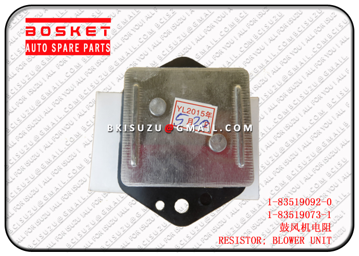 1835190920 1-83519092-0 Blower Unit Resistor Suitable for ISUZU CVZ 10PE1 