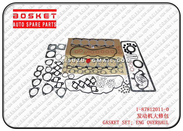 1878120110 1-87812011-0 Engine Overhaul Gasket Set Suitable for ISUZU CXZ CYZ 10PE1 