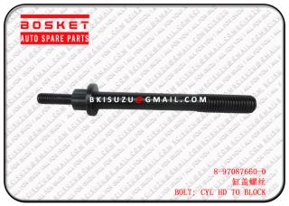 8970876600 8-97087660-0 Cylinder Head To Block Bolt Suitable for ISUZU XD 4HE1 
