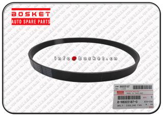 8-98003187-0 8980031870 Cooling Fan Belt Suitable For ISUZU ELF 700P NKR NPR 