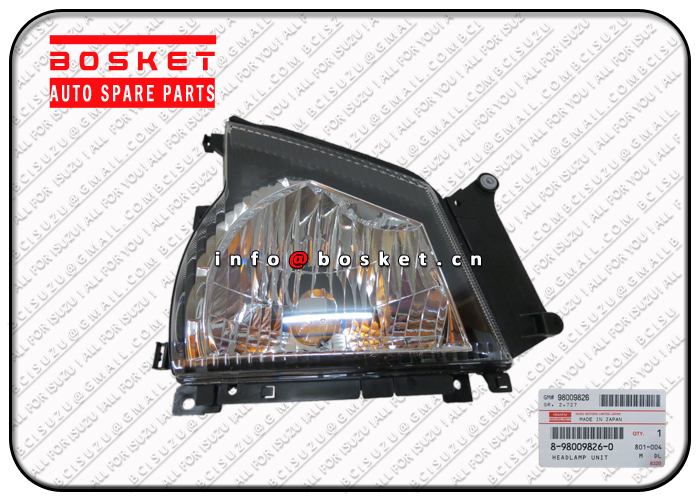 Headlamp Unit Suitable For ISUZU CVZ CXZ EXZ NKR77 4JH1 8-98009826-1 8980098261 