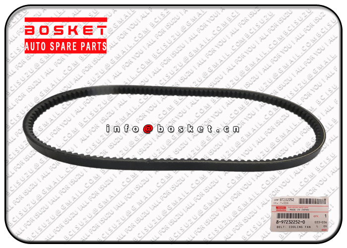 8-97232252-0 8972322520 Cooling Fan Belt Suitable for ISUZU XD 