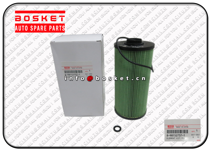 8-98152737-1 5-87611004-0 8981527371 5876110040 Fuel Filter Element Kit Suitable for ISUZU XD 4HK1 6