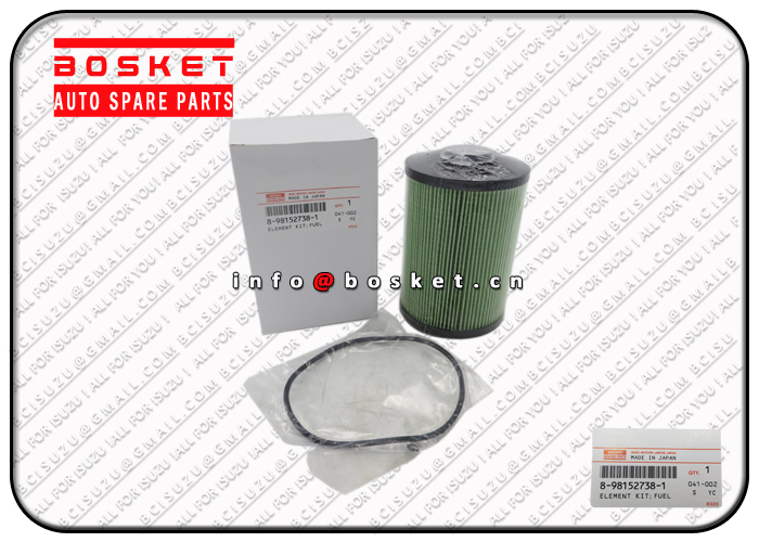 8-98152738-1 8981527381 Fuel Filter Element Kit Suitable for ISUZU XD 6HK1 