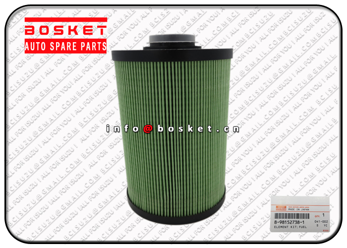 8-98152738-1 8981527381 Fuel Filter Element Kit Suitable for ISUZU XD 6HK1 
