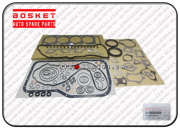 5878151671 5-87815167-1 Engine Gasket Set Suitable for ISUZU 4HK1 