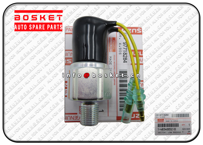 1483400520 1-48340052-0 Air Tank Low Pressure Gage Switch Suitable for ISUZU CVZ CXZ CYZ 