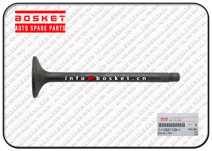 1125511290 1-12551129-0 Inlet Valve Suitable for ISUZU CQR18 6RB1 