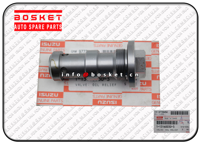 1131600303 1-13160030-3 Oil Relief Valve Suitable for ISUZU CXZ51K 6WF1 