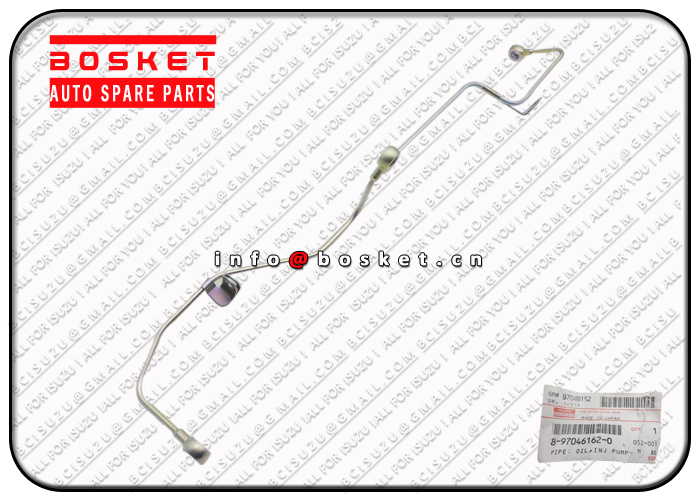 Injection Pump To Cylinder Block Oil Pipe Suitable for ISUZU NPR 8970461620 8-97046162-0 