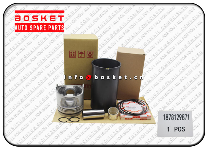 1-87812987-0 1-87813767-1 1878129870 1878137671 Engine Cylinder Liner Set Suitable for ISUZU 6HK1 