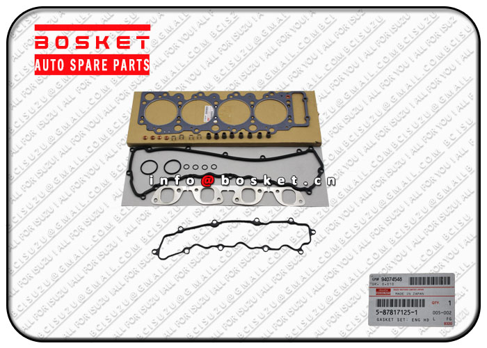 5878171251 5-87817125-1 5878139594 5-87813959-4 Engine Head Overhaul Gasket Set Suitable for ISUZU N