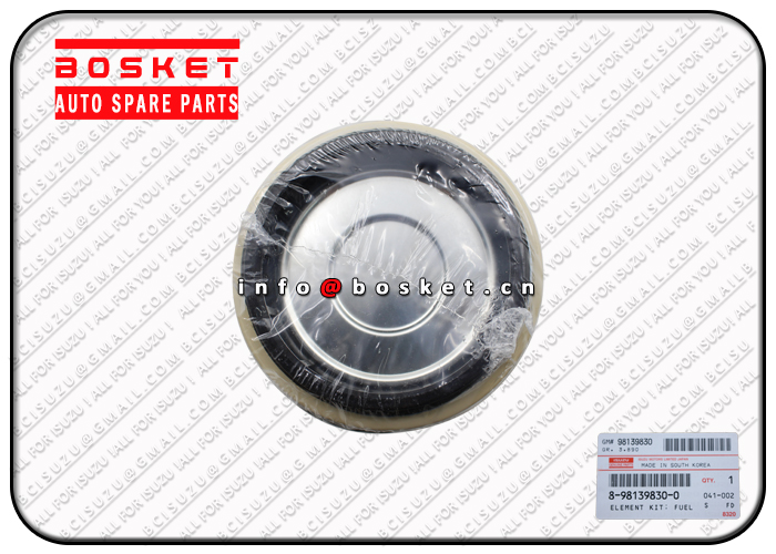 8981398300 8-98139830-0 Fuel Filter Element Kit Suitable for ISUZU NMR85 NPR75 NQR90