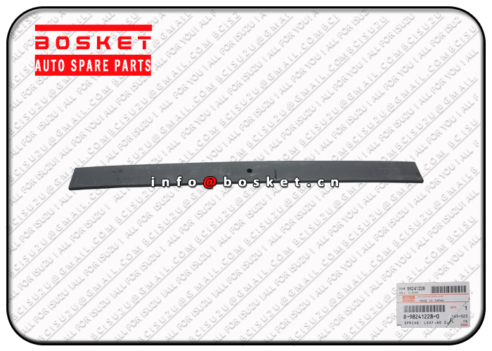 8982412280 8980943920 8-98241228-0 8-98094392-0 Rear Sub Number 2 Leaf Spring Suitable for ISUZU 