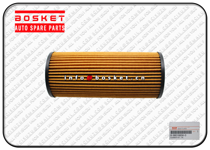 8980188580 8-98018858-0 Oil Filter Element Suitable for ISUZU 4JJ1 NHR NKR 