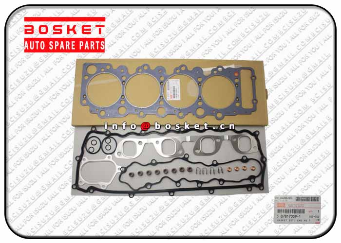 5878170391 5-87817039-1 Engine Head Overhaul Gasket Set Suitable for ISUZU 4HG1 NKR