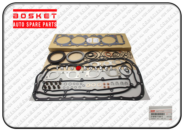 5878171583 5878139260 5-87817158-3 5-87813926-0 Engine Overhaul Gasket Set Suitable for ISUZU 4HG1 N