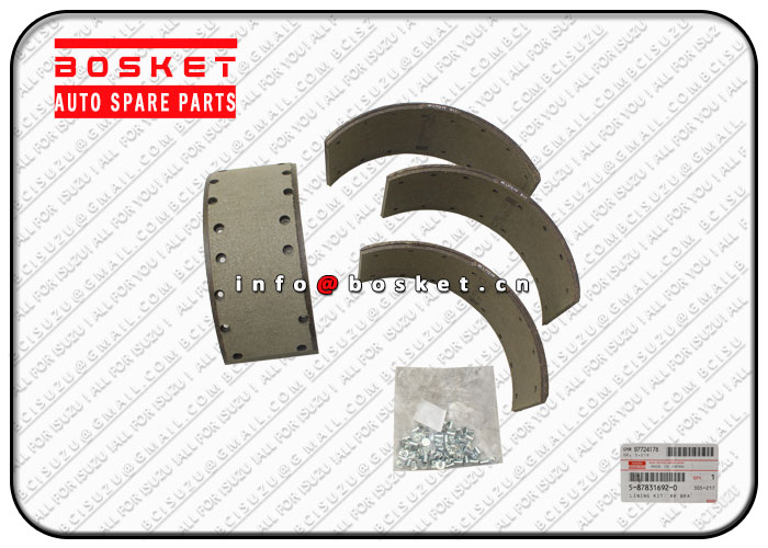 5878316922 5-87831692-2 Rear Brake Lining Kit Suitable for ISUZU NQR75 4HK1