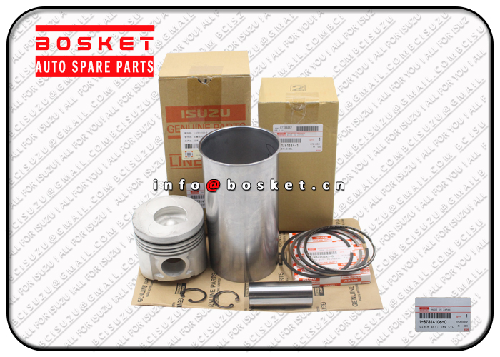 1878141060 1-87814106-0 Engine Cylinder Liner Set Suitable for ISUZU 6BG1