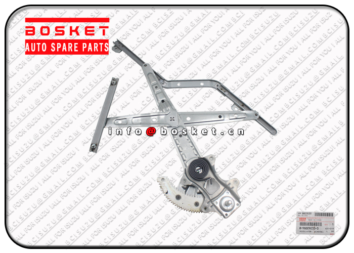 8980292333 8-98029233-3 Front Door Window Regulator Suitable for ISUZU 700P