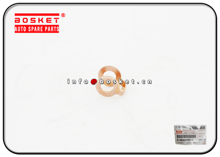 8-98065992-0 8980659920 Leak Off Pipe Joint Bolt Gasket Suitable for ISUZU 4HK1 6UZ1 VC46 CVZ CXZ CY