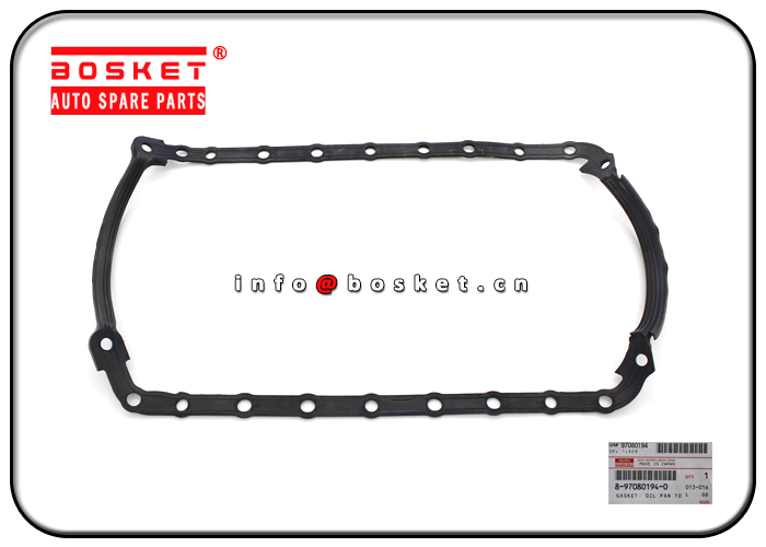 8-97080194-0 8-97013974-0 8970801940 8970139740 Oil Pan To Cylinder Block Gasket Suitable for ISUZU 