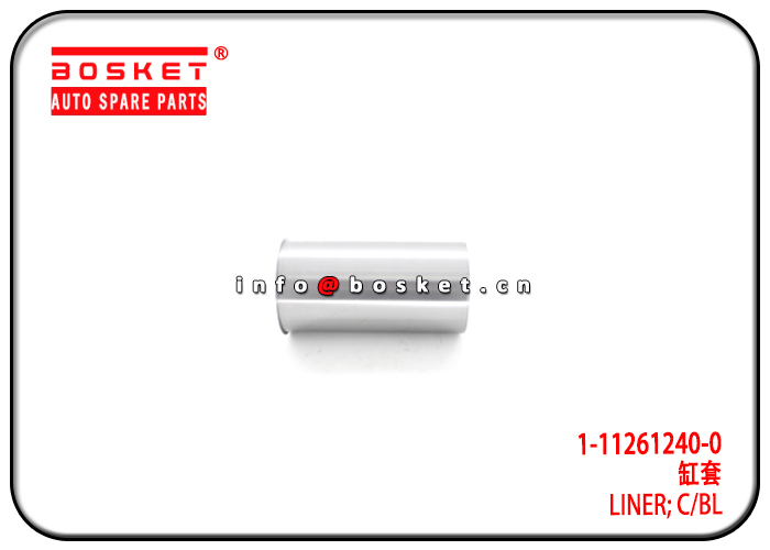 1-11261240-0 1112612400 Cylinder Block Liner Suitable for ISUZU 4BD2 NPR65 