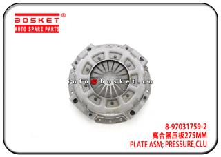 8-97031759-2 8-94333157-0 8970317592 8943331570 Clutch Pressure Plate Assembly Suitable for ISUZU 4B