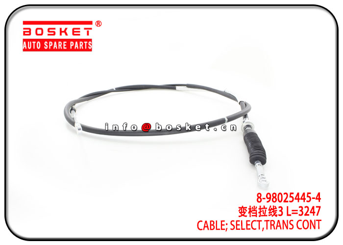 8-98025445-4 44S4 8-98025445-4 Transmission Control Select Cable Suitable for ISUZU NPR 700P MYY5T