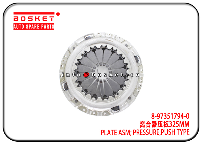 8-97351794-0 8-97038831-2 8973517940 8970388312 Push Type Pressure Plate Assembly Suitable for ISUZU