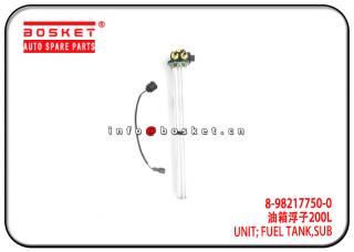 8-98217750-0 1-83141131-0 8982177500 1831411310 Sub Fuel Tank Unit Suitable for ISUZU 10PE1 CXZ81K 