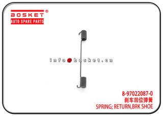 8-97022087-0 8970220870 Brake Shoe Return Spring Suitable for Mexico Market 4HF1 NPR