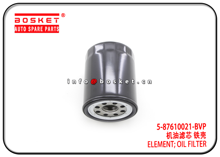 8-97329911-0 5-87610021-BVP 8973299110 587610021BVP Oil Filter Element Suitable for ISUZU NKR NPR