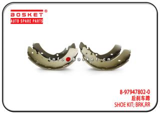 8-97947802-0 8979478020 Rear Brake Shoe Kit Suitable for ISUZU DMAX 4X4 2003-2012 TFR TFS 
