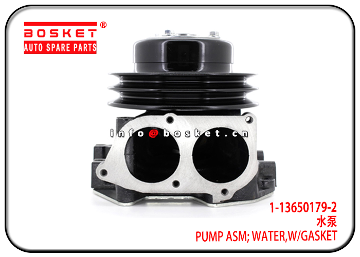 1-13650179-2 1136501792 With Gasket Water Pump Assembly Suitable for ISUZU 10PE1 CXZ81 