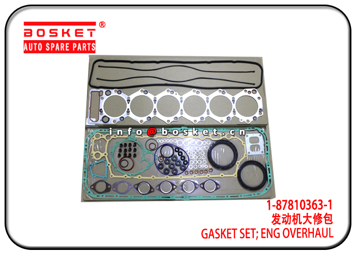 1-87813298-0 1878132980 Engine Overhaul Gasket Set Suitable for ISUZU 6SA1 XE