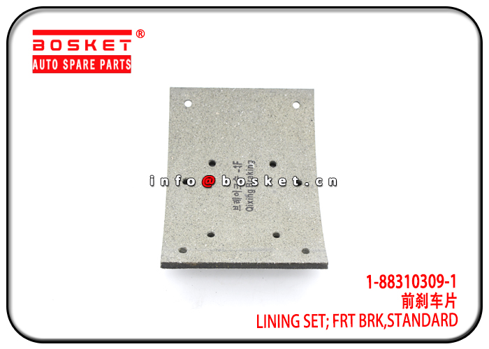 1-88310309-1 1883103091 Standard Front Brake Lining Set Suitable for ISUZU 6WF1 CXZ51K 