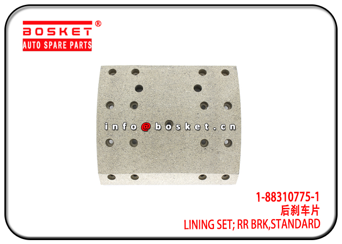 1-88310775-1 1-47126093-0 1883107751 1471260930 Standard Rear Brake Lining Set Suitable for ISUZU 6W