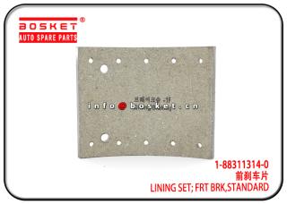 1-88311314-0 1-47126698-0 1883113140 1471266980 Standard Front Brake Lining Set Suitable for ISUZU C