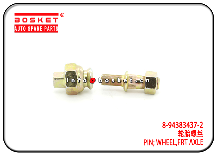 8-94383437-2 8-98007974-0 8943834372 8980079740 Front Axle Wheel Pin Suitable for ISUZU NPR NKR 600P