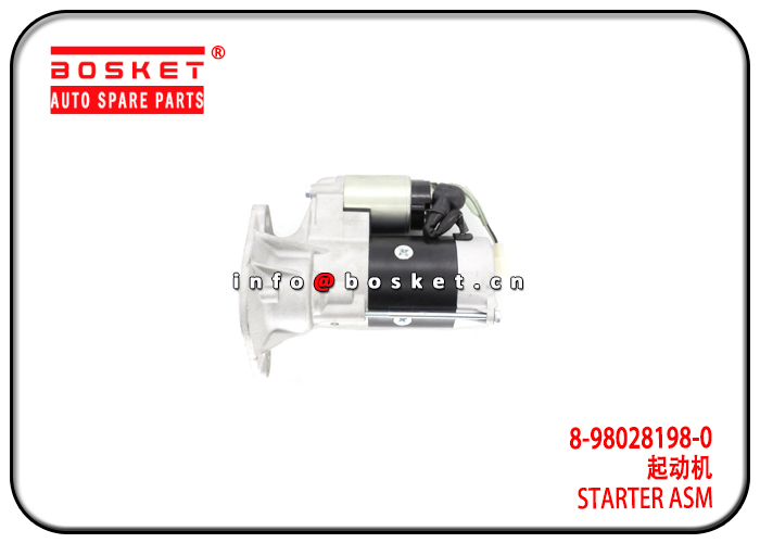 8-98028198-0 8-97365824-0 8980281980 8973658240 Starter Assembly Suitable for ISUZU 4JA1 4KH1 TFR