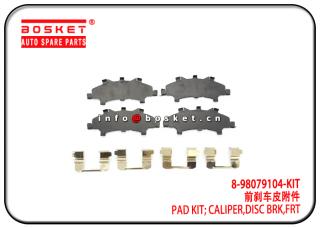 8-98079104-KIT 898079104KIT Front Disc Brake Caliper Pad Kit Suitable for ISUZU D-MAX09 TFR